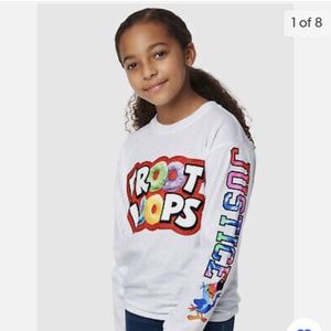 Justice Froot Loops shirt